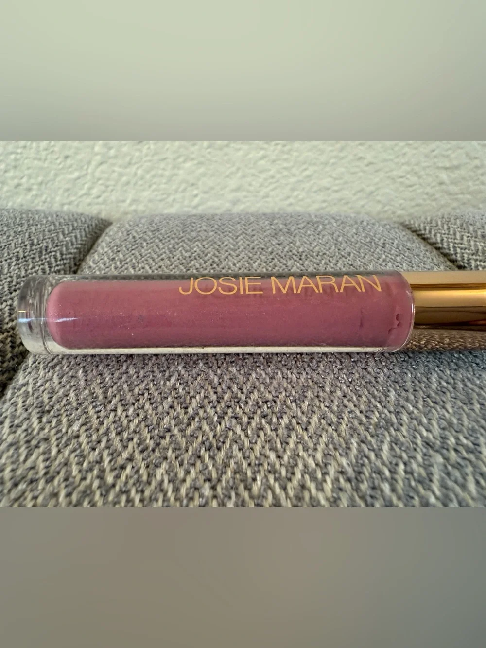 Josie Maran Lip Gloss in Pink Bloom, Argan Natural Volume
